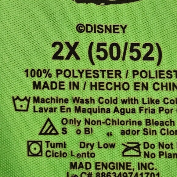 Disney Goofy Weightlifting Size 2XL 50/52 Bodybuilder T-Shirt Short Sleeve Gray - Picture 5 of 7